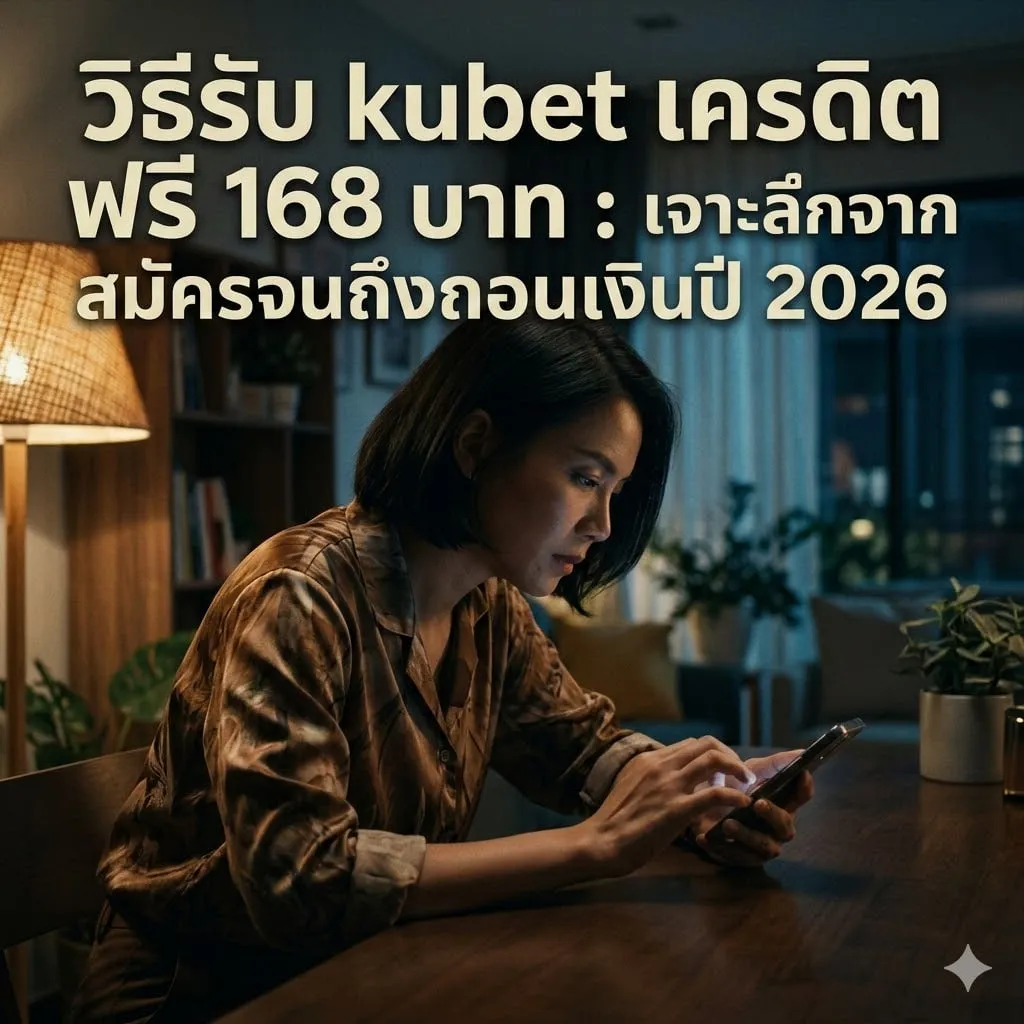 วิธีรับ kubet เครดิต ฟรี 168 บาท : คัมภีร์เจาะลึกจากสมัครจนถึงถอนเงินปี 2026